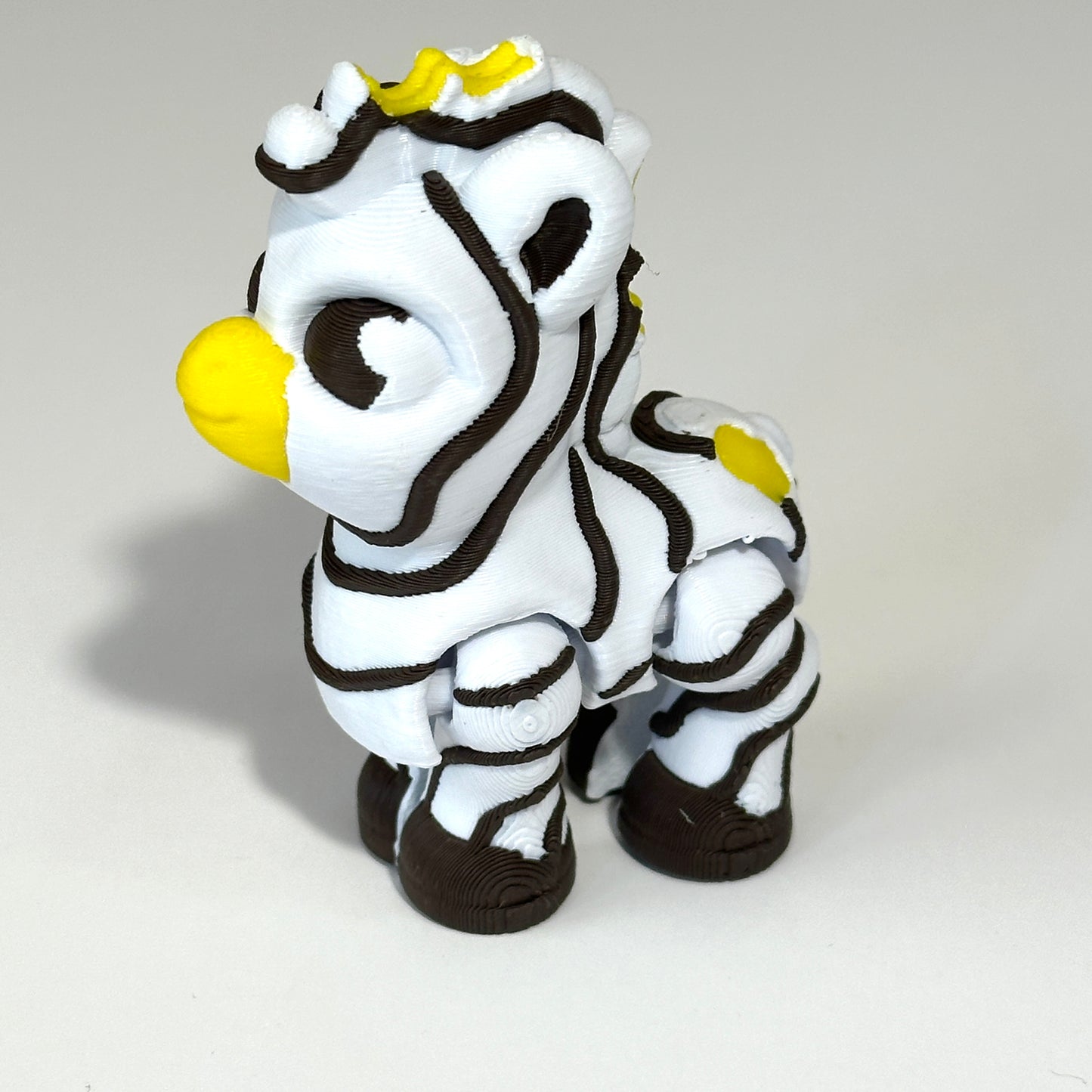 Zebra Cake - 3D Printed Articulating Figure