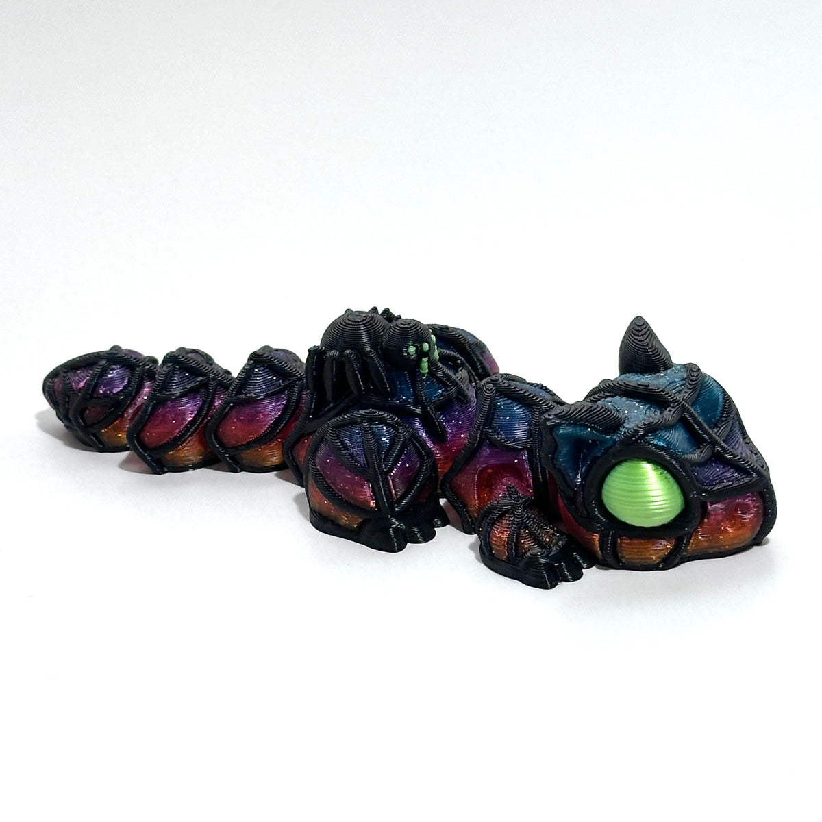 Baby Spider Dragon - 3D Printed Articulating Figure