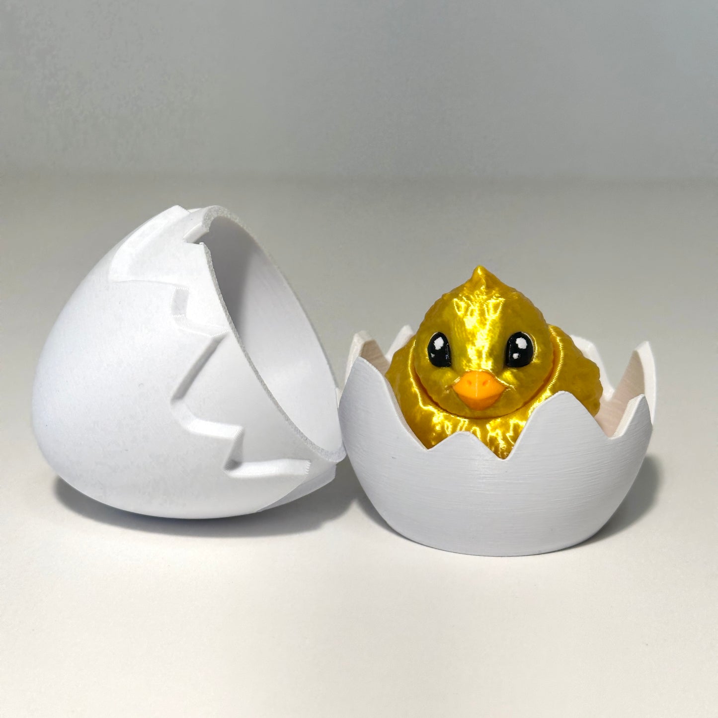 Chick and Egg - 3D Printed Articulating Figure