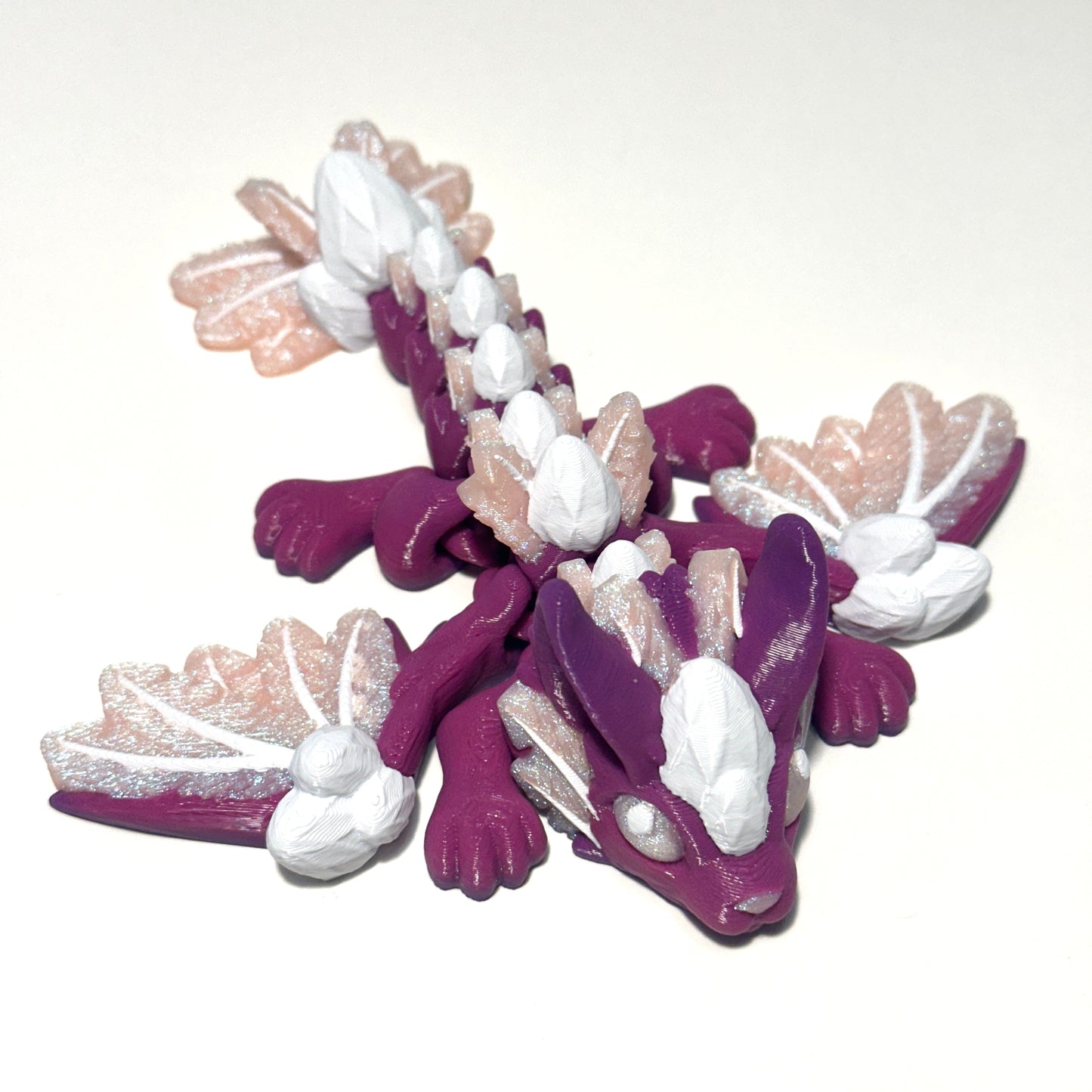 Baby Bunny Wyvern - 3D Printed Articulating Figure