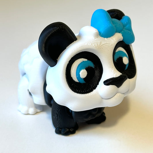 Little Panda - 3D Printed Articulating Figure