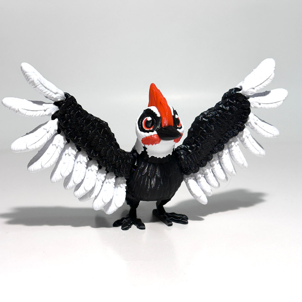 Flexi Woodpecker - 3D Printed Articulating Figure