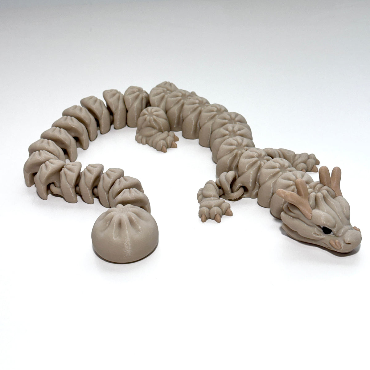 Large Dumpling Dragon - 3D Printed Articulating Figure