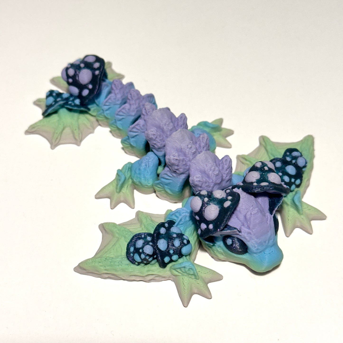 Baby Mushroom Wyvern - 3D Printed Articulating Figure