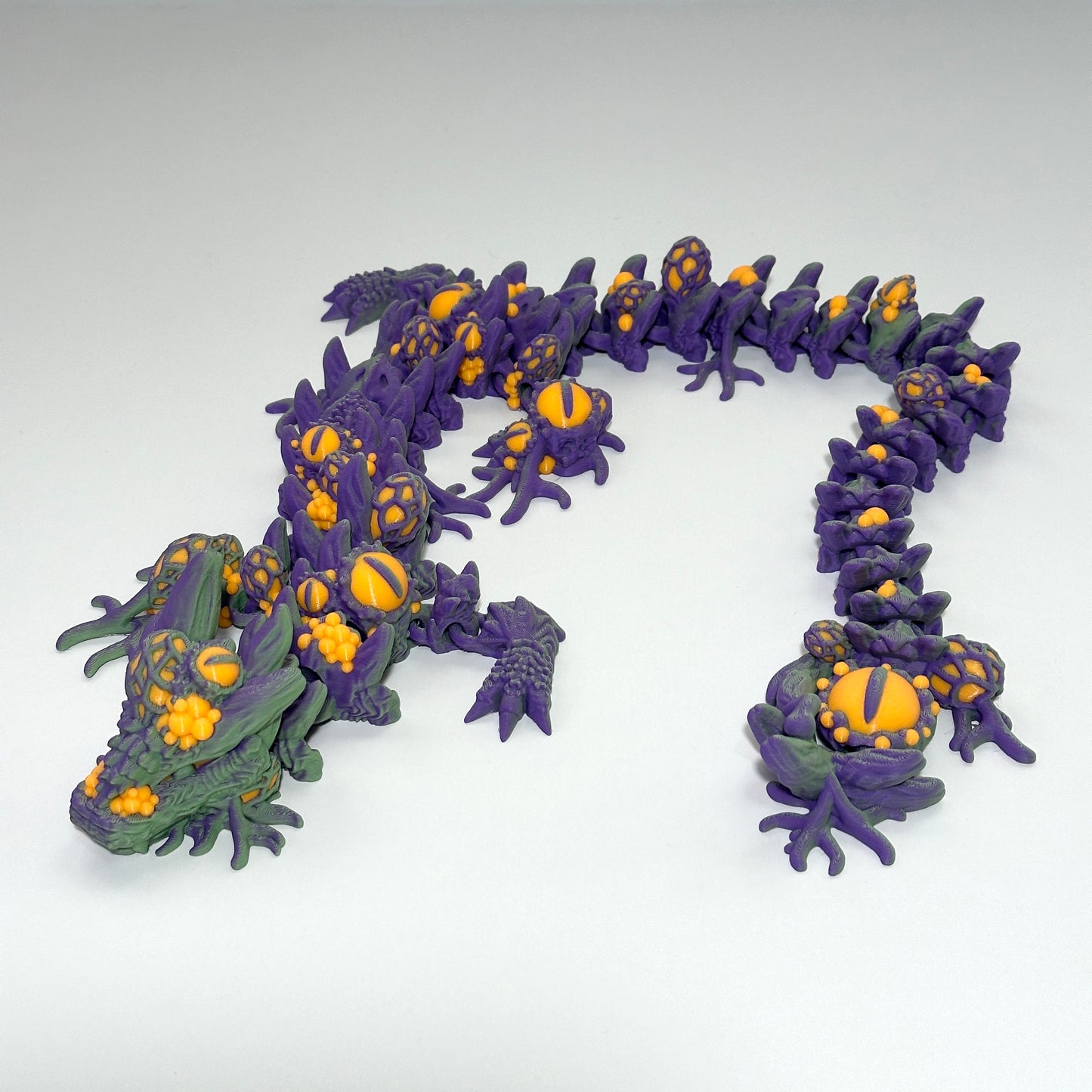 Infested Dragon - 3D Printed Articulating Figure
