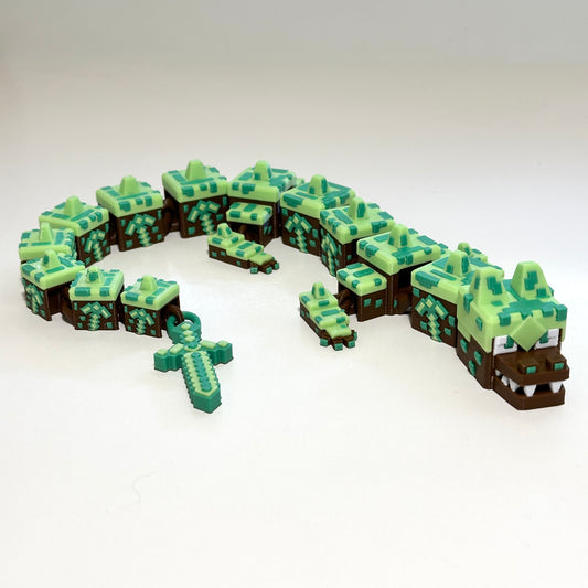 Earth Dragon - 3D Printed Articulating Figure