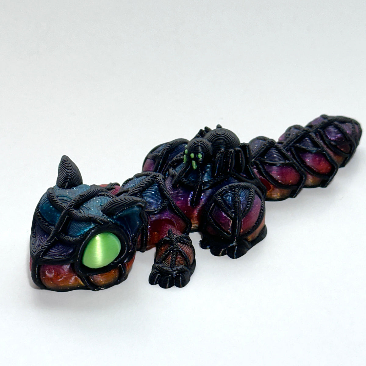 Baby Spider Dragon - 3D Printed Articulating Figure