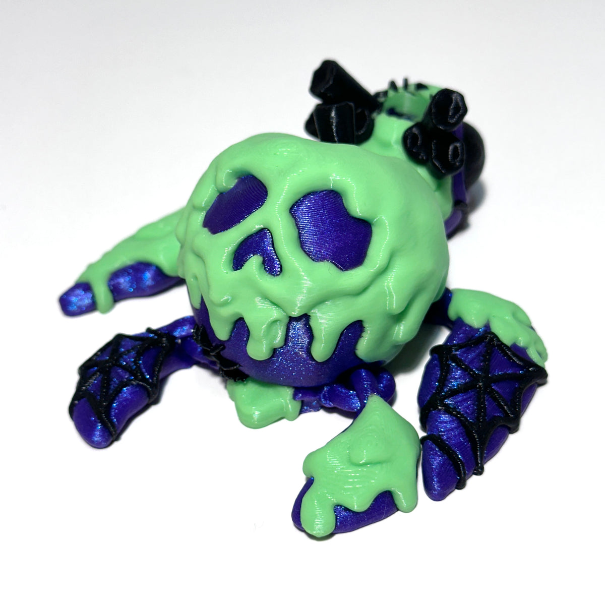 Rotten Apple Turtle - 3D Printed Articulating Figure