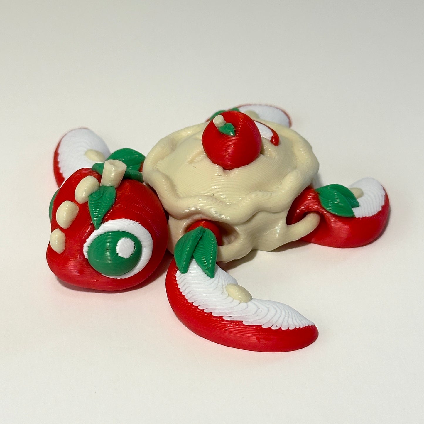 Apple Pie Turtle - 3D Printed Articulating Figure
