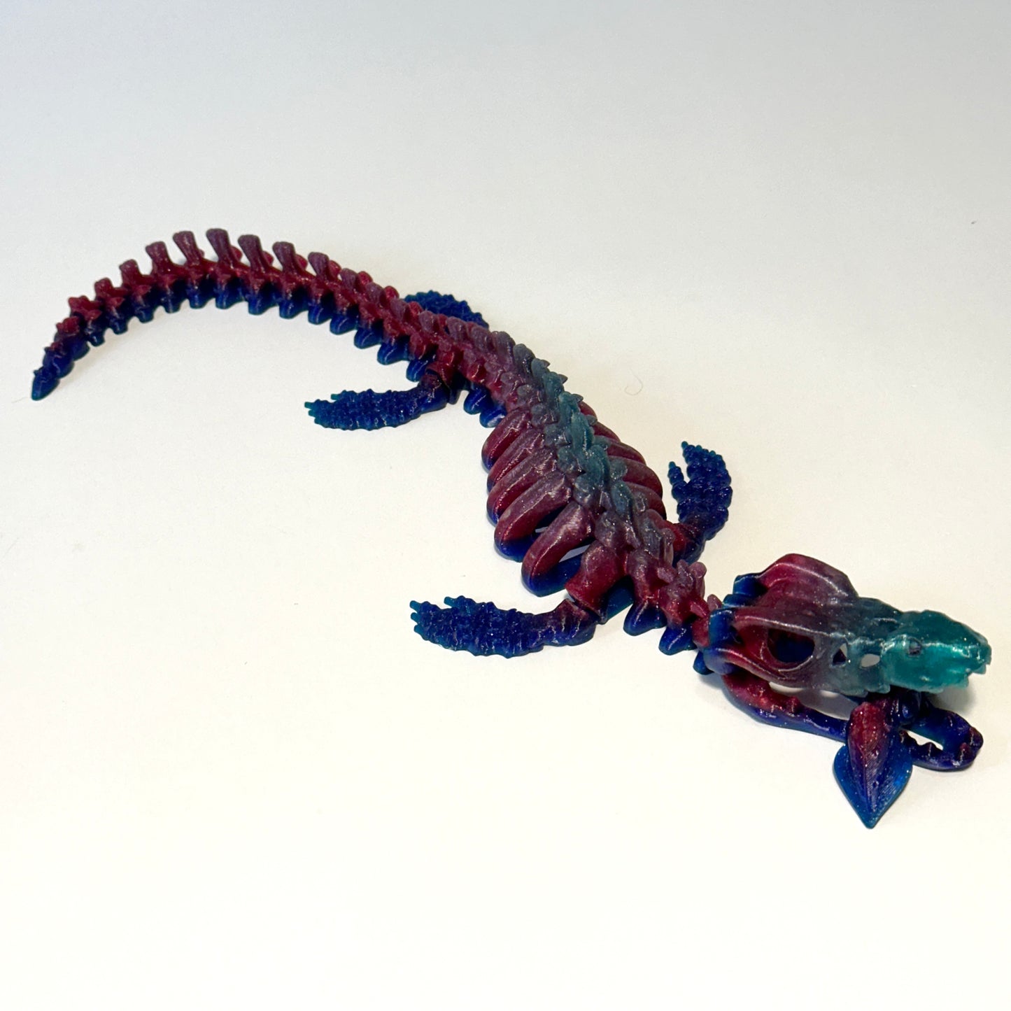 Flexi Skeleton Mosasaurus - 3D Printed Articulating Figure