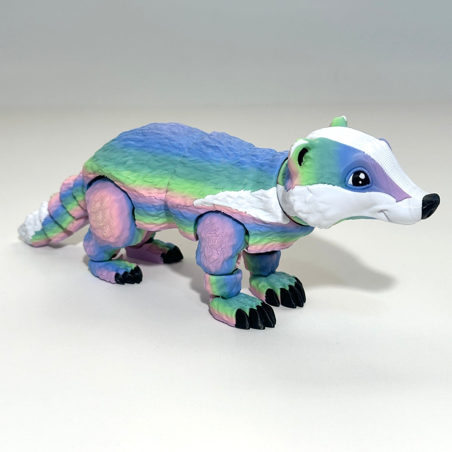 Flexi Badger - 3D Printed Articulating Figure
