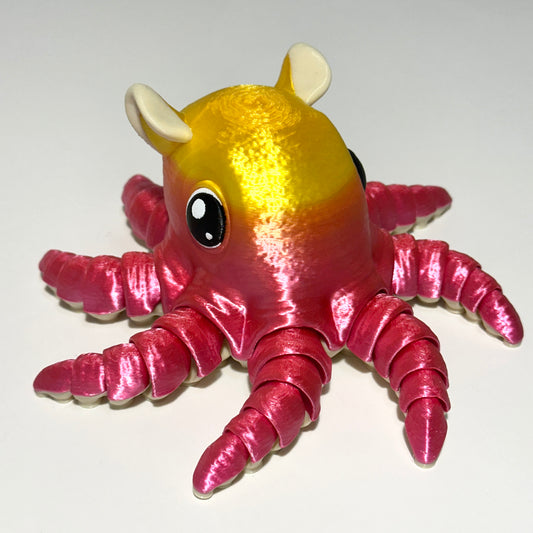 Flapjack Octopus - 3D Printed Articulating Figure