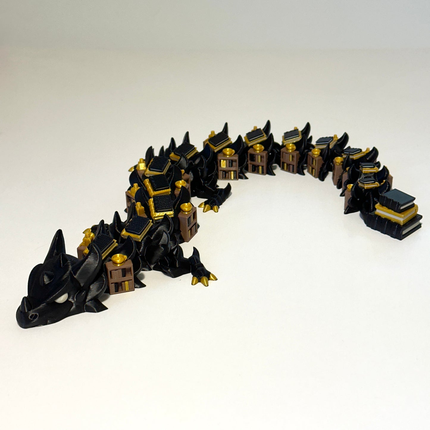 Book Dragon - 3D Printed Articulating Figure