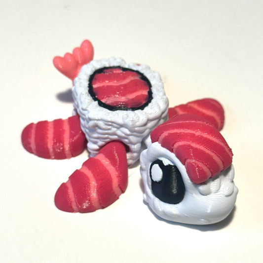Sushi Turtle - 3D Printed Articulating Figure