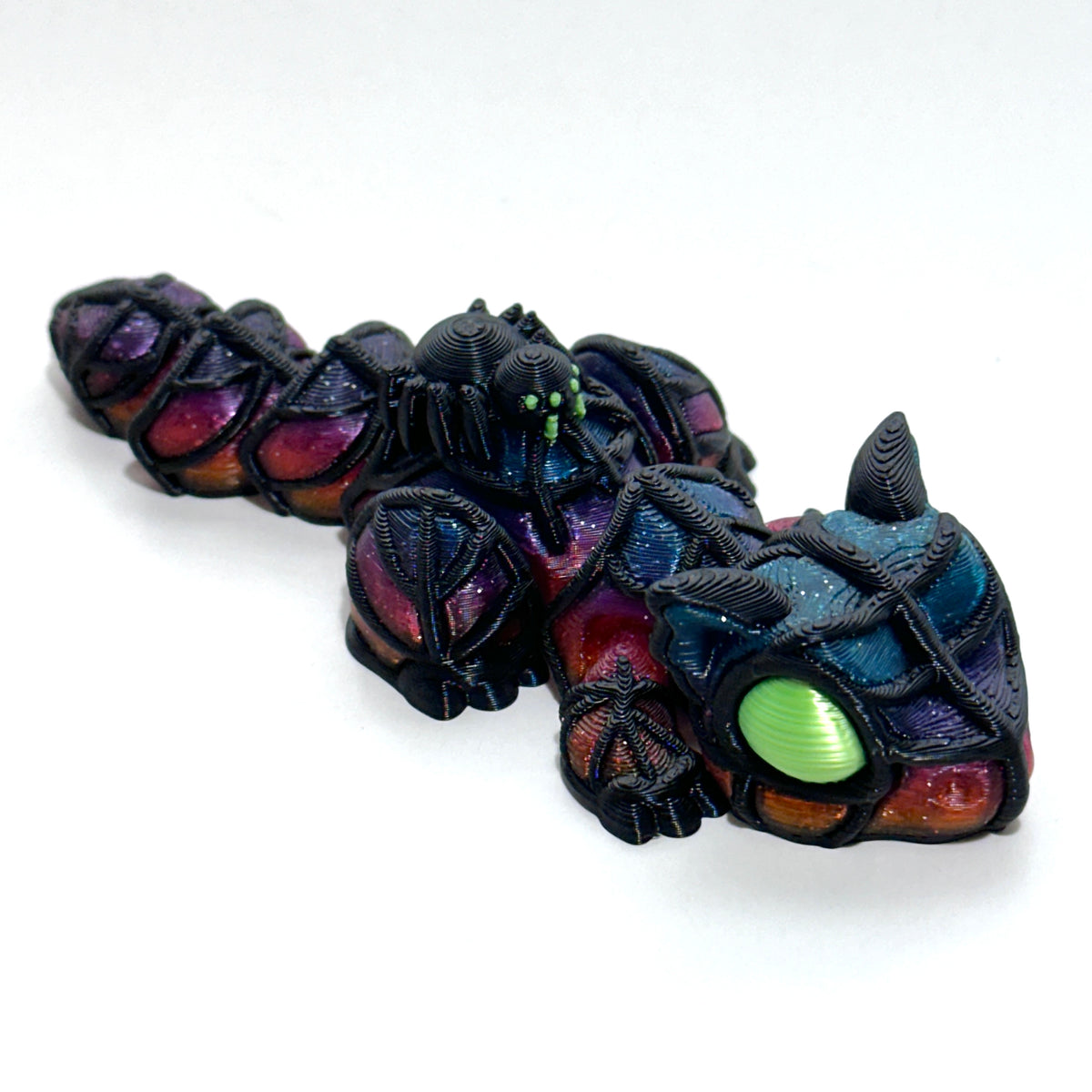 Baby Spider Dragon - 3D Printed Articulating Figure