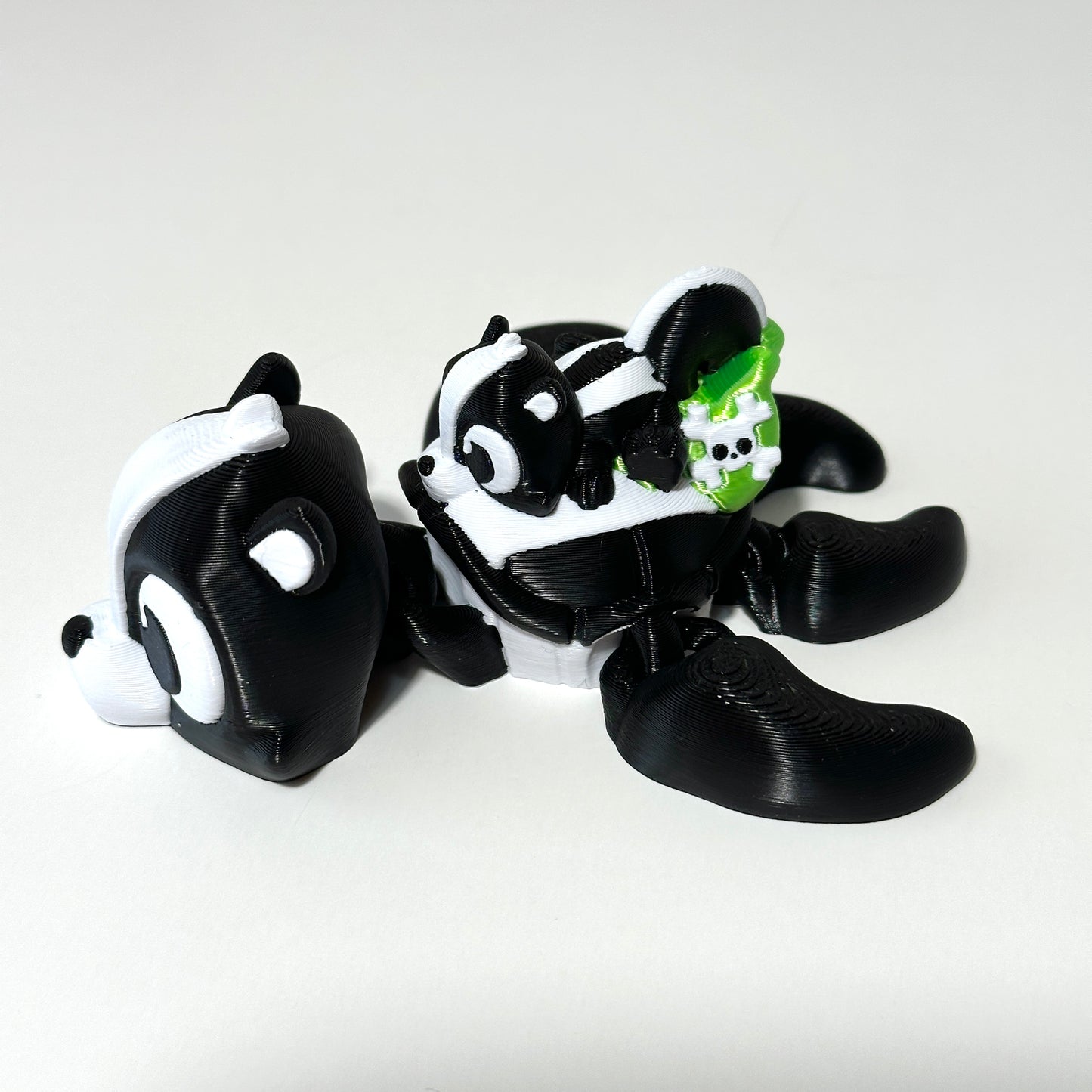 Skunk Turtle - 3D Printed Articulating Figure