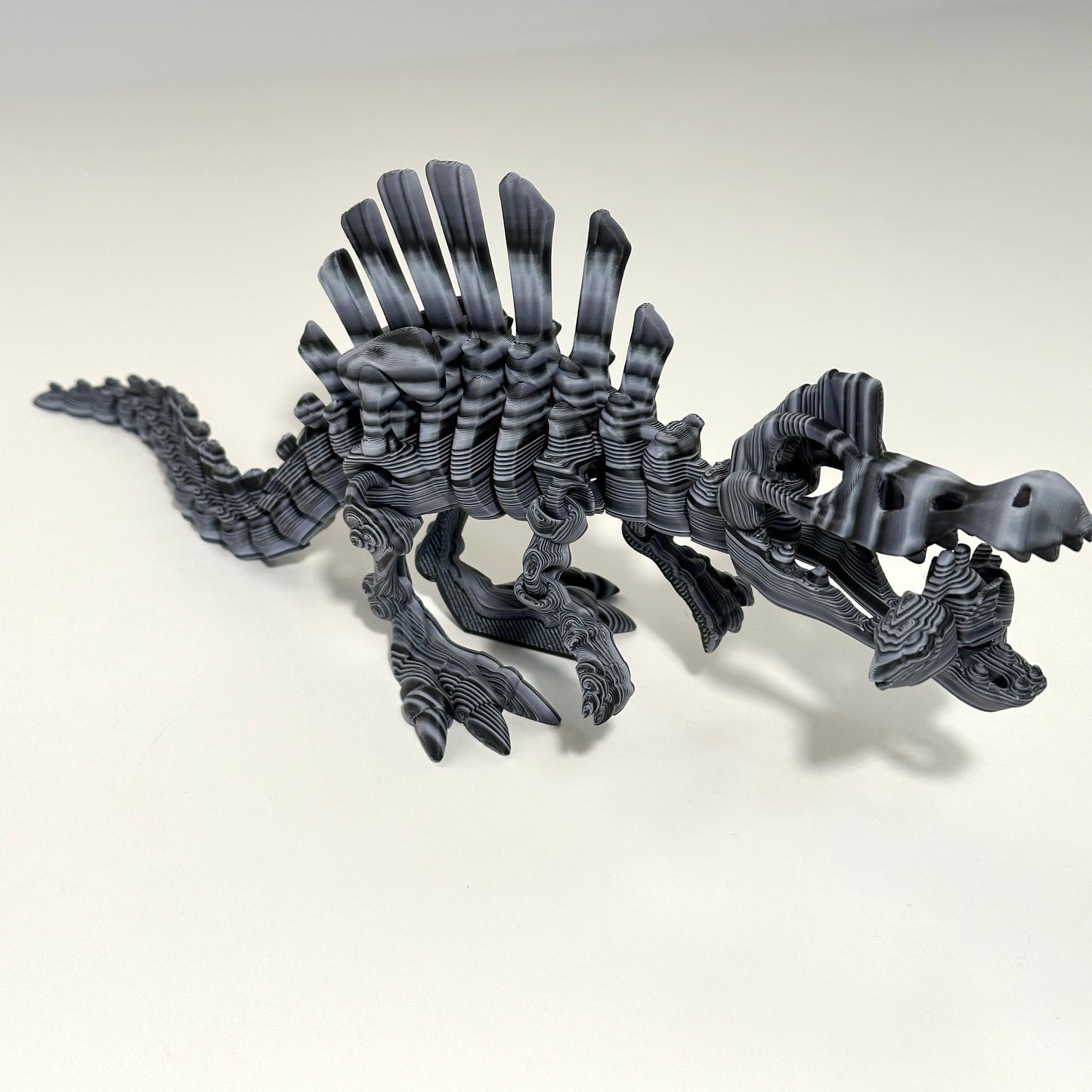Flexi Skeleton Spinosaurus - 3D Printed Articulating Figure