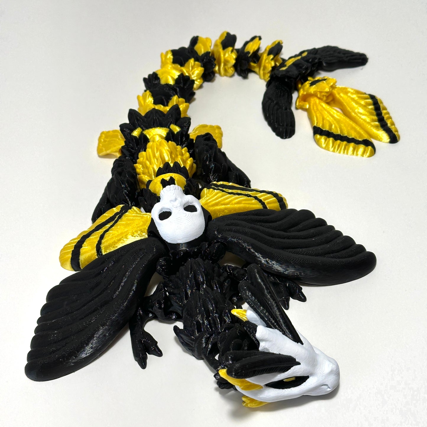 Death Moth Dragon - 3D Printed Articulating Figure