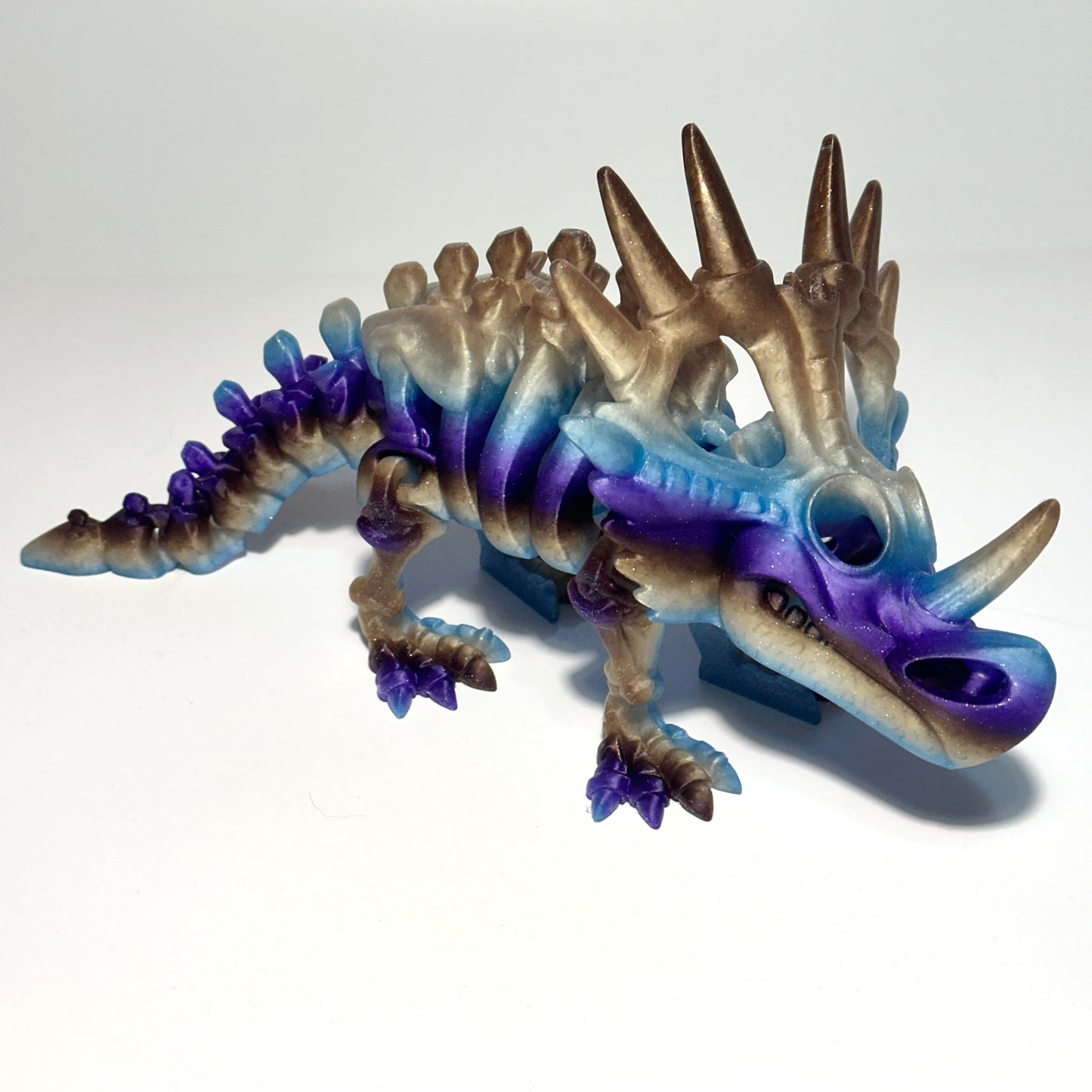 Flexi Skeleton Styracosaurus - 3D Printed Articulating Figure