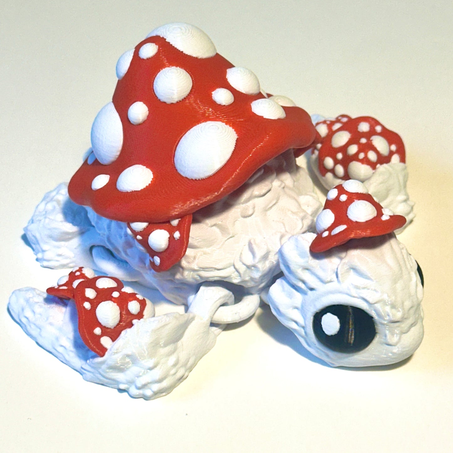 Mushroom Turtle - 3D Printed Articulating Figure