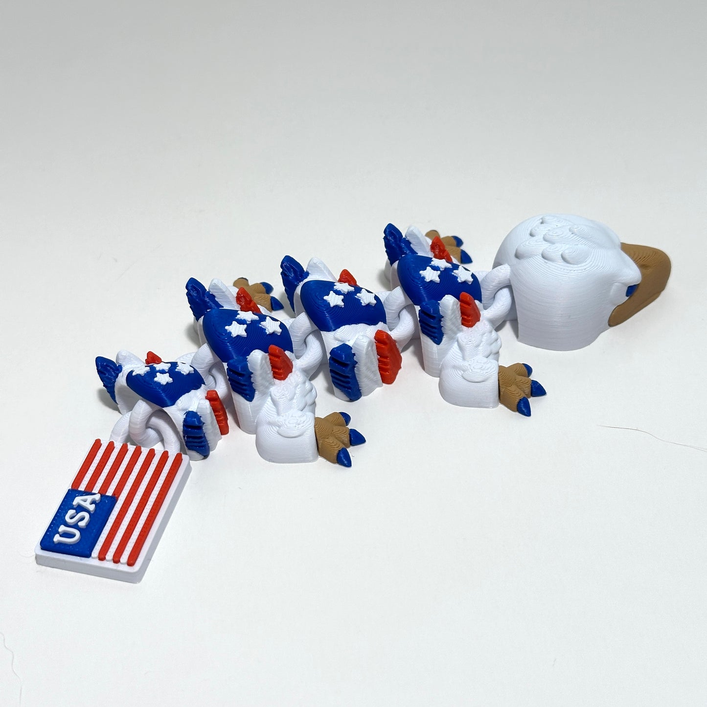 Baby Eagle Dragon - 3D Printed Articulating Figure