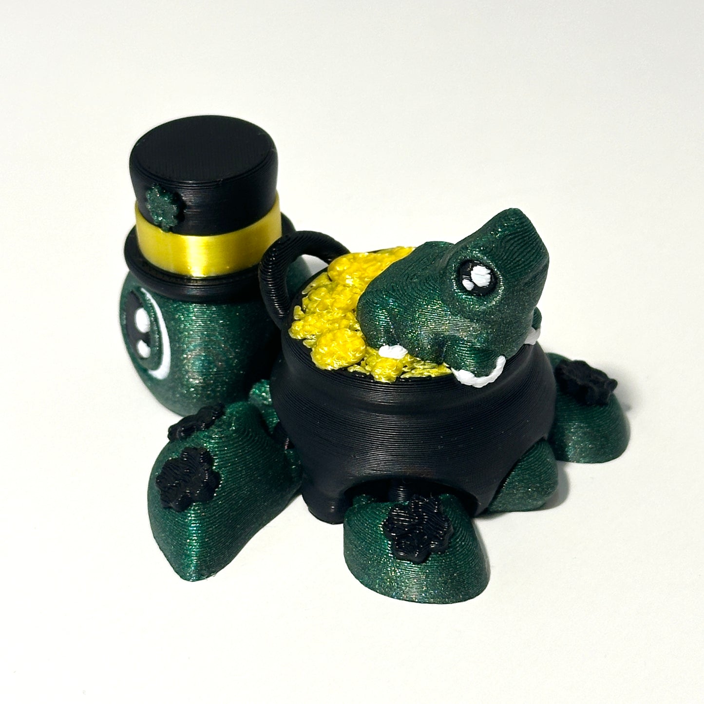Lucky Turtle - 3D Printed Articulating Figure