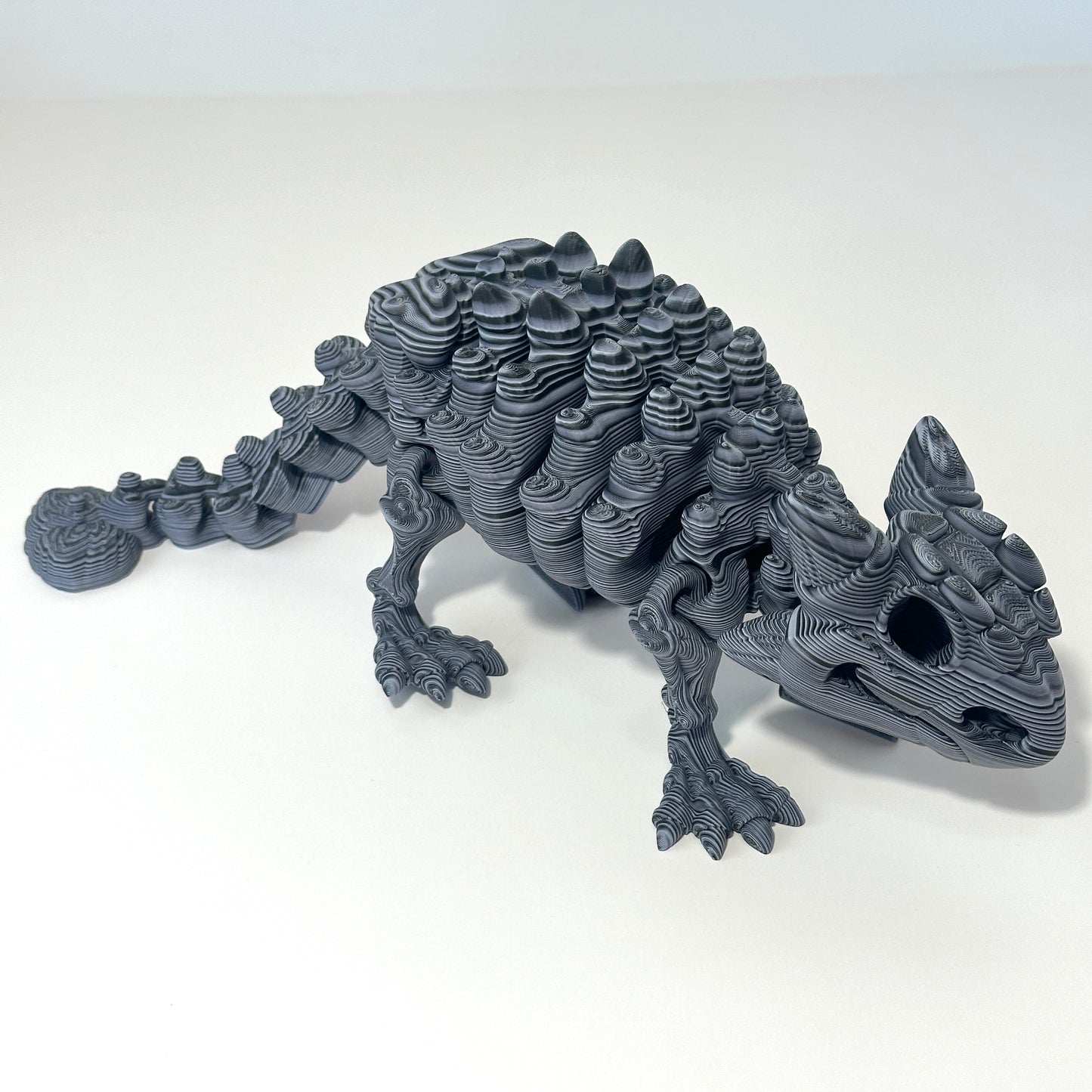 Giant Flexi Skeleton Ankylosaurus - 3D Printed Articulating FIgure