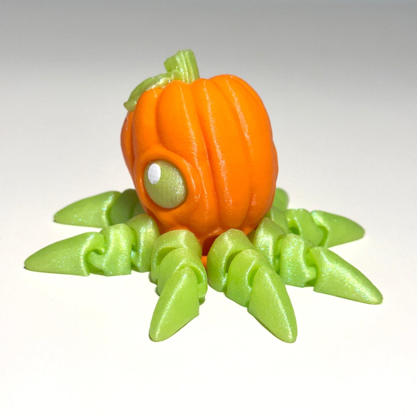 Pumpkin Octopus - 3D Printed Articulating Figure