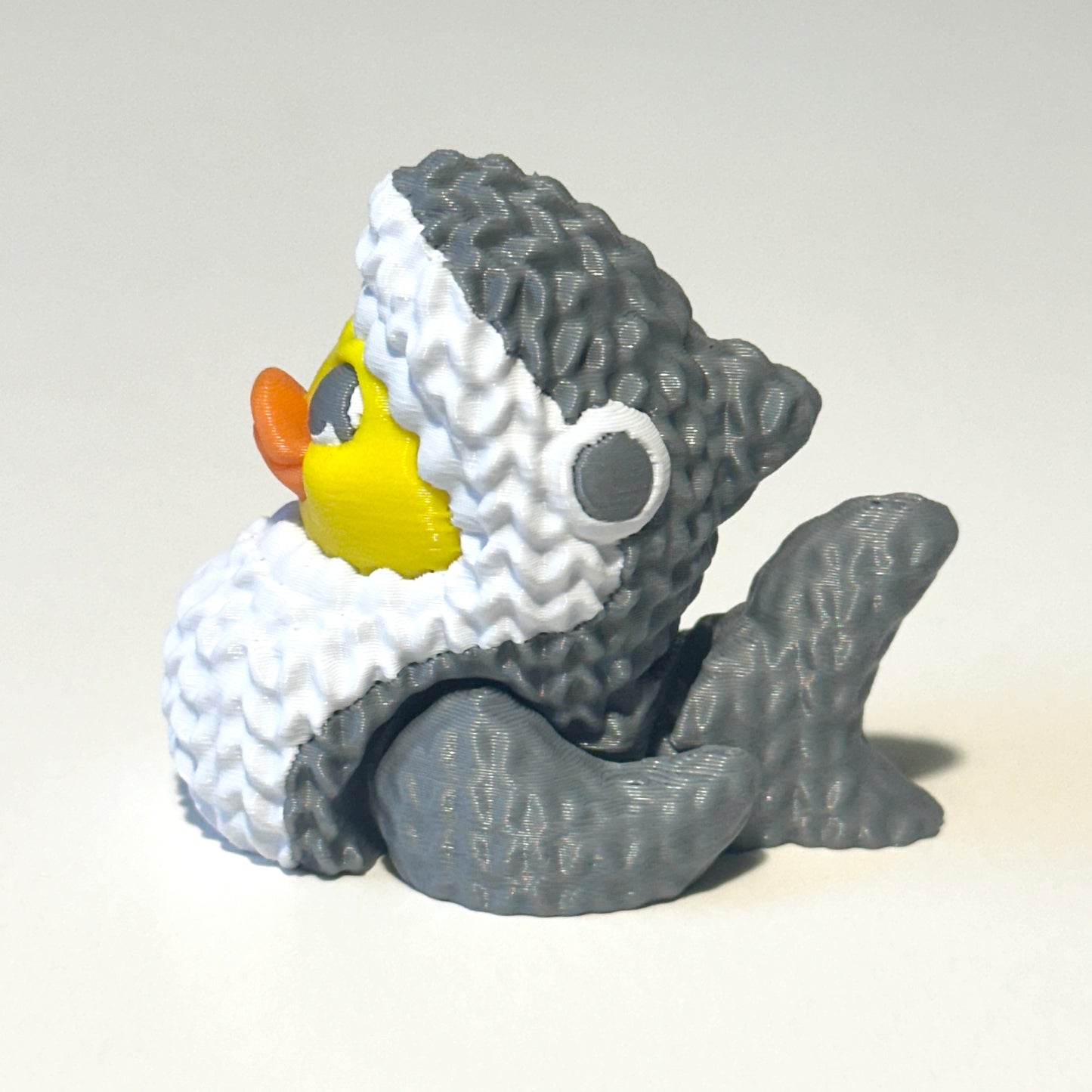 Knit Shark Duck - 3D Printed Articulating Figure