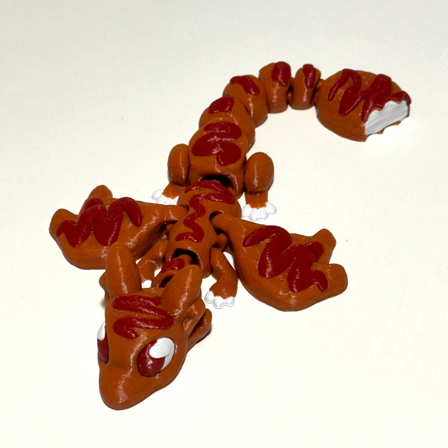 Baby Chicken Nugget Dragon - 3D Printed Articulating Figure
