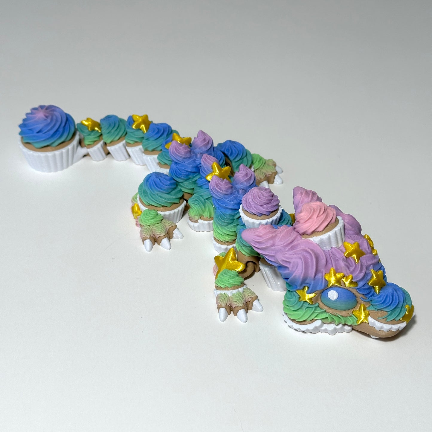 Baby Birthday Dragon - 3D Printed Articulating Figure