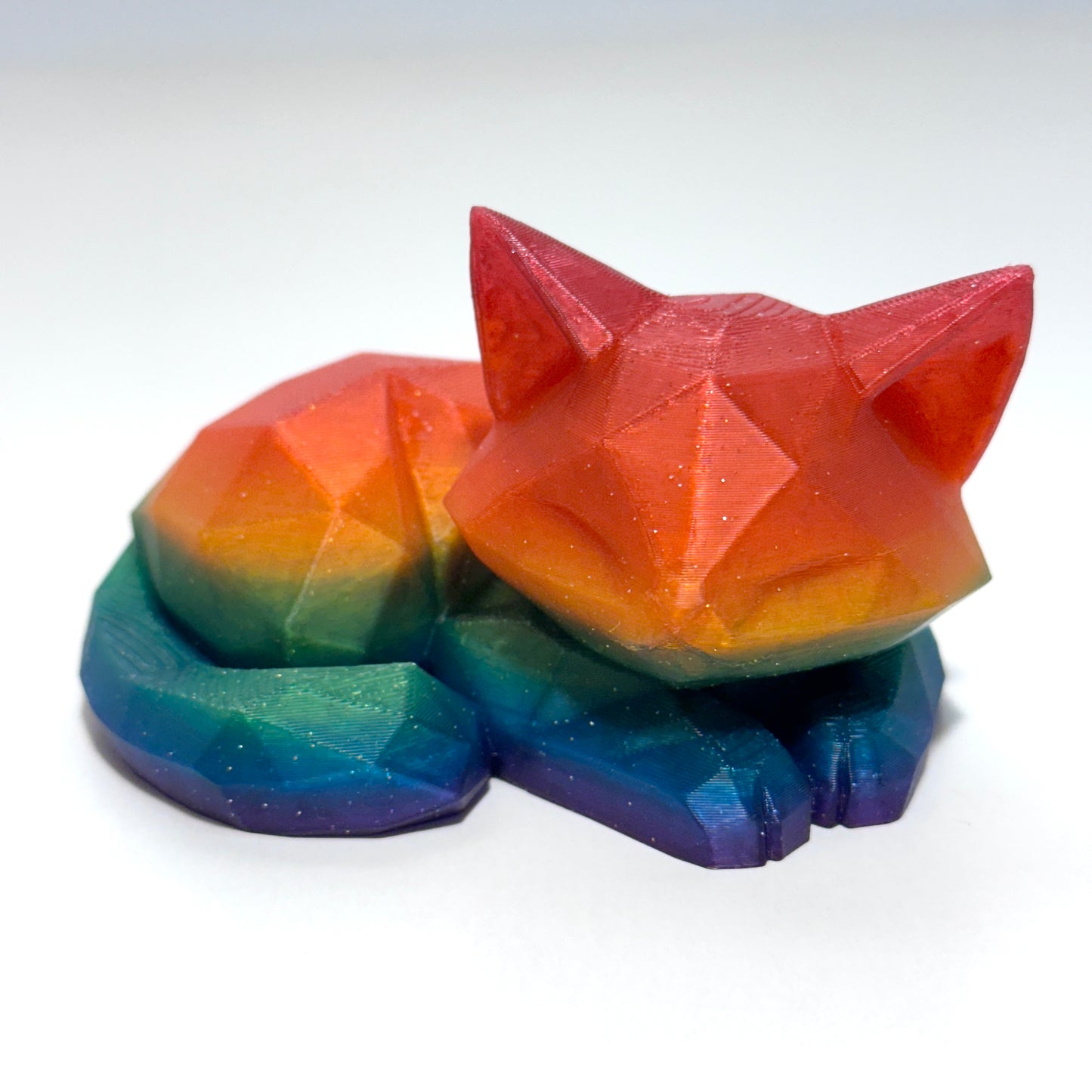 Low Poly Cat - 3D Printed Articulating Figure