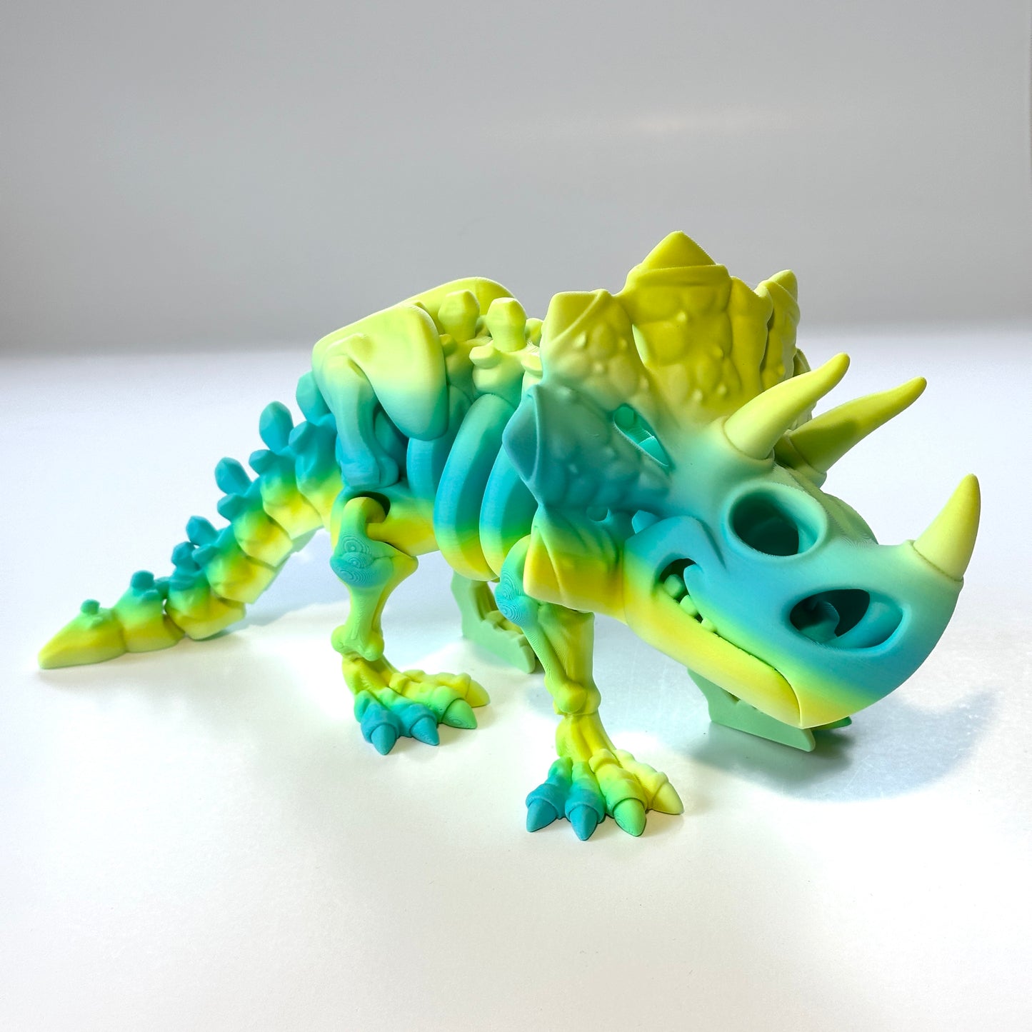 Giant Flexi Triceratops - 3D Printed Articulating Figure