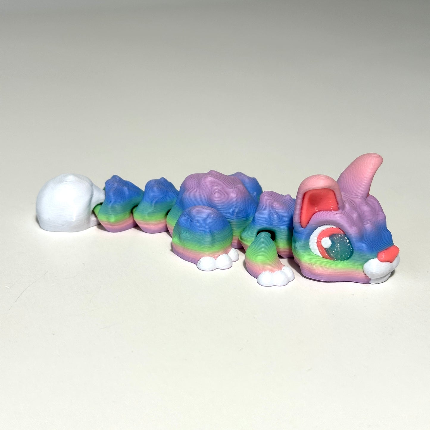 Baby Bunny Dragon - 3D Printed Articulating Figure