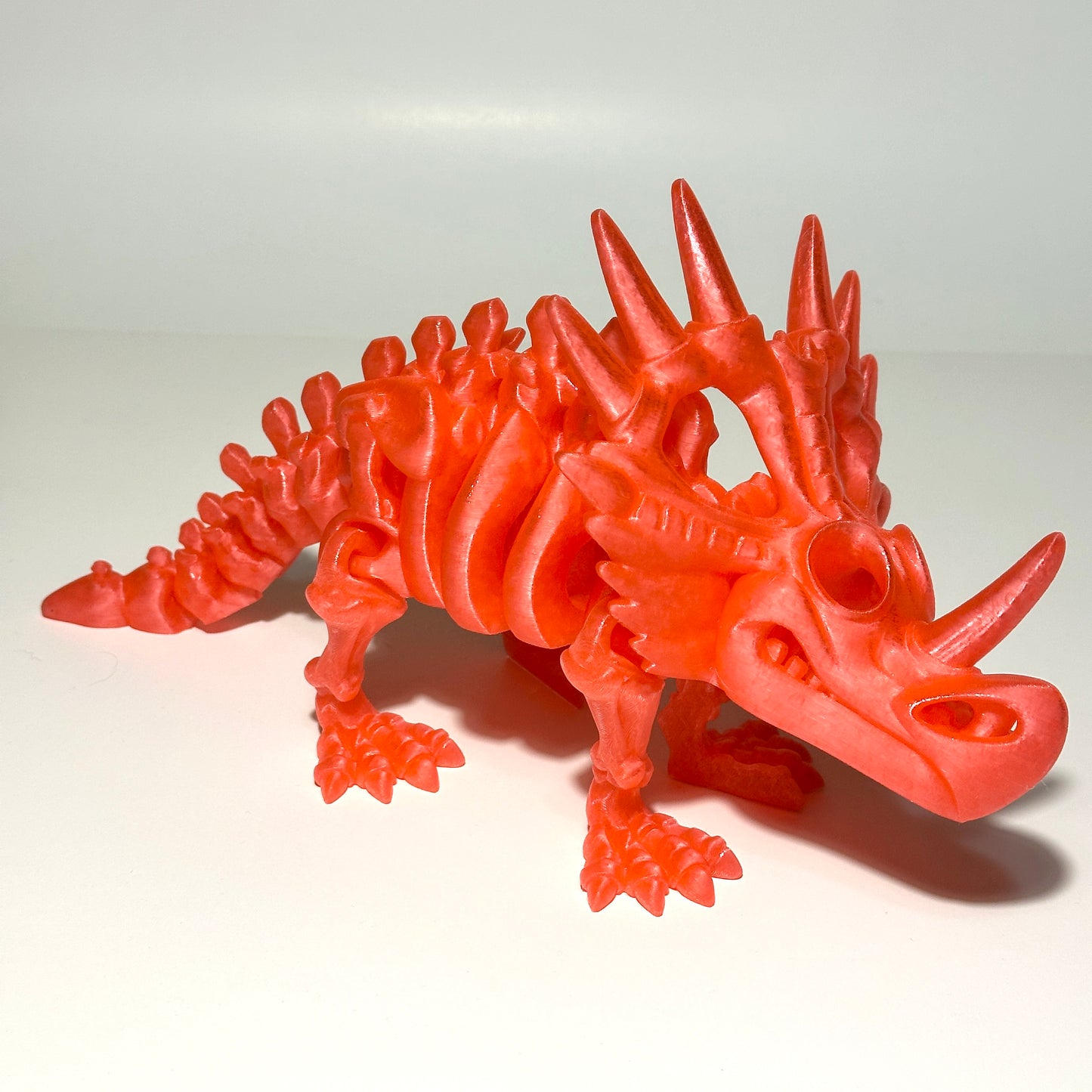 Flexi Skeleton Styracosaurus - 3D Printed Articulating Figure