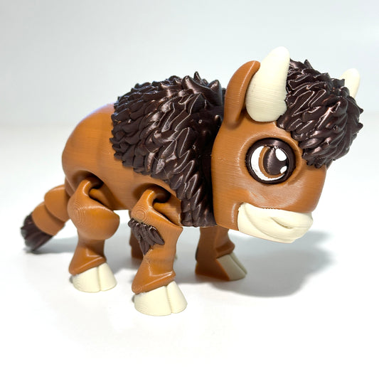 Flexi Bison - 3D Printed Articulating Figures