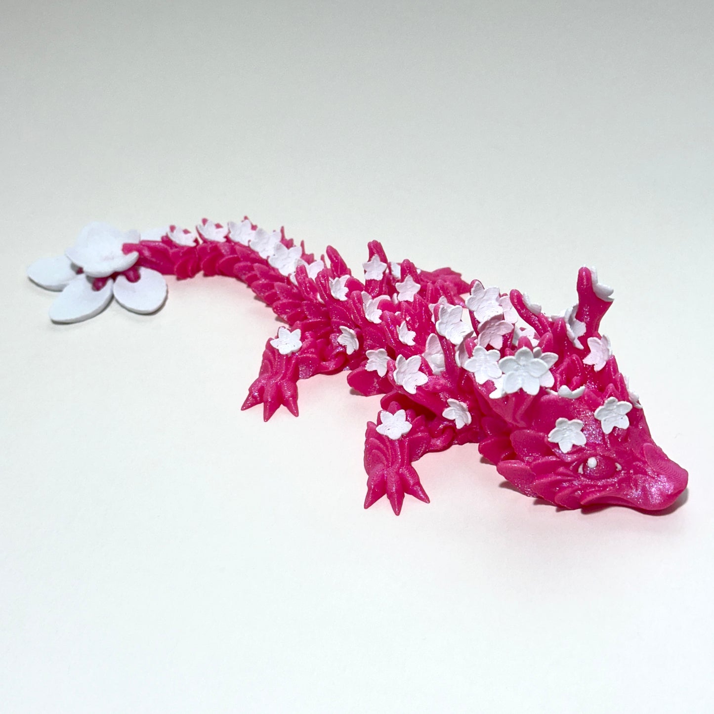 Baby Cherry Blossom Dragon - 3D Printed Articulating Figure