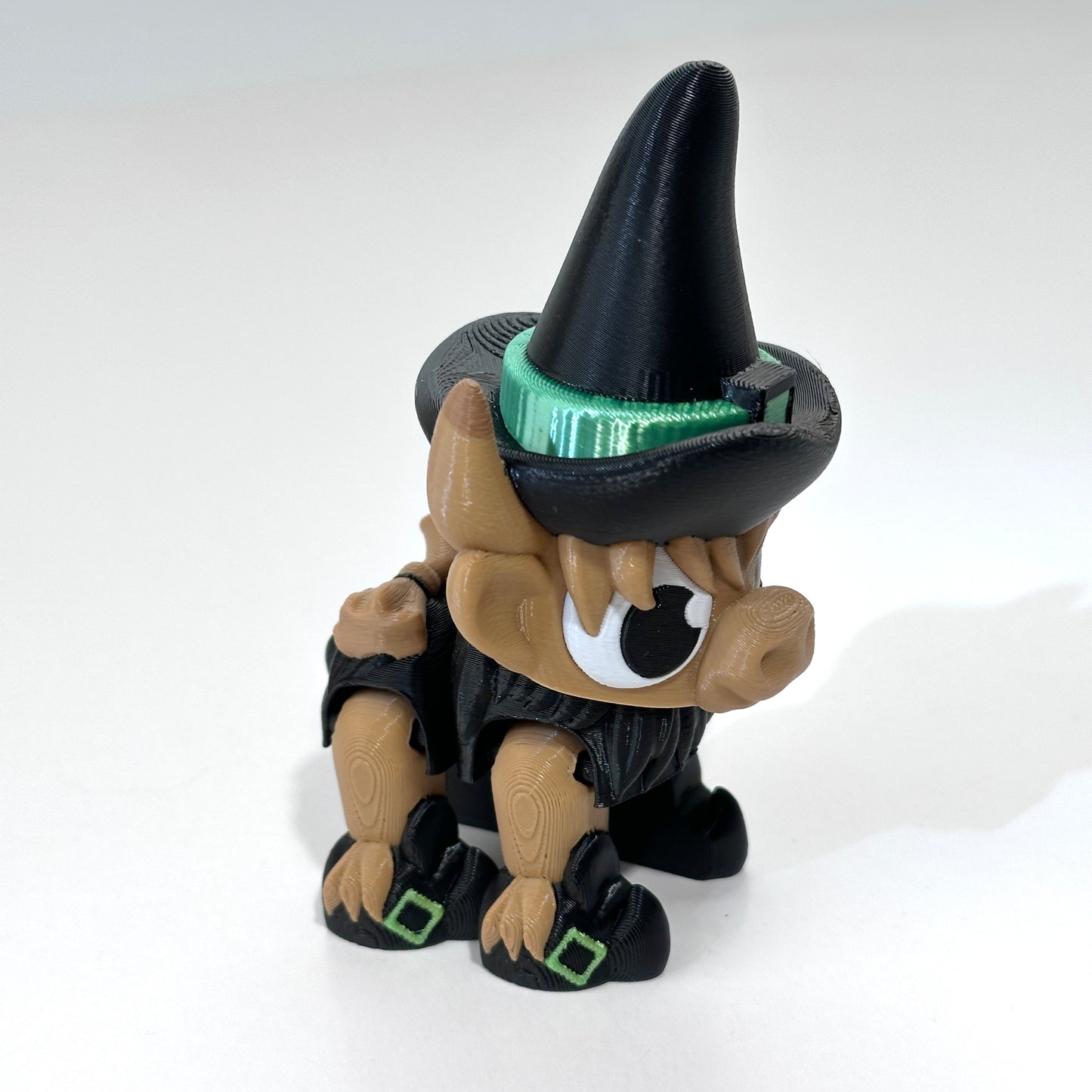 Highland Cow Witch - 3D Printed Articulating Figure