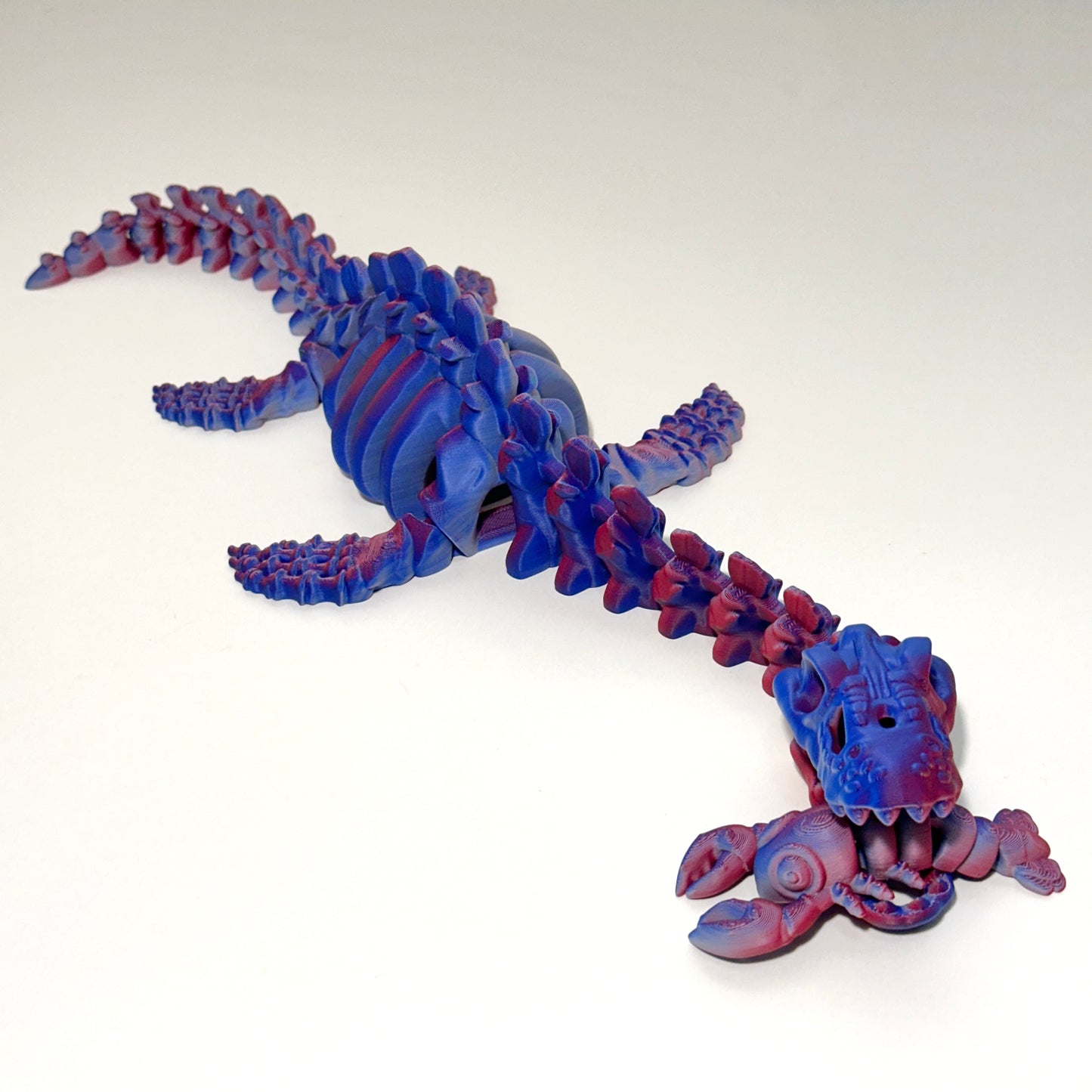 Giant Flexi Skeleton Plesiosaurus - 3D Printed Articulating Figure