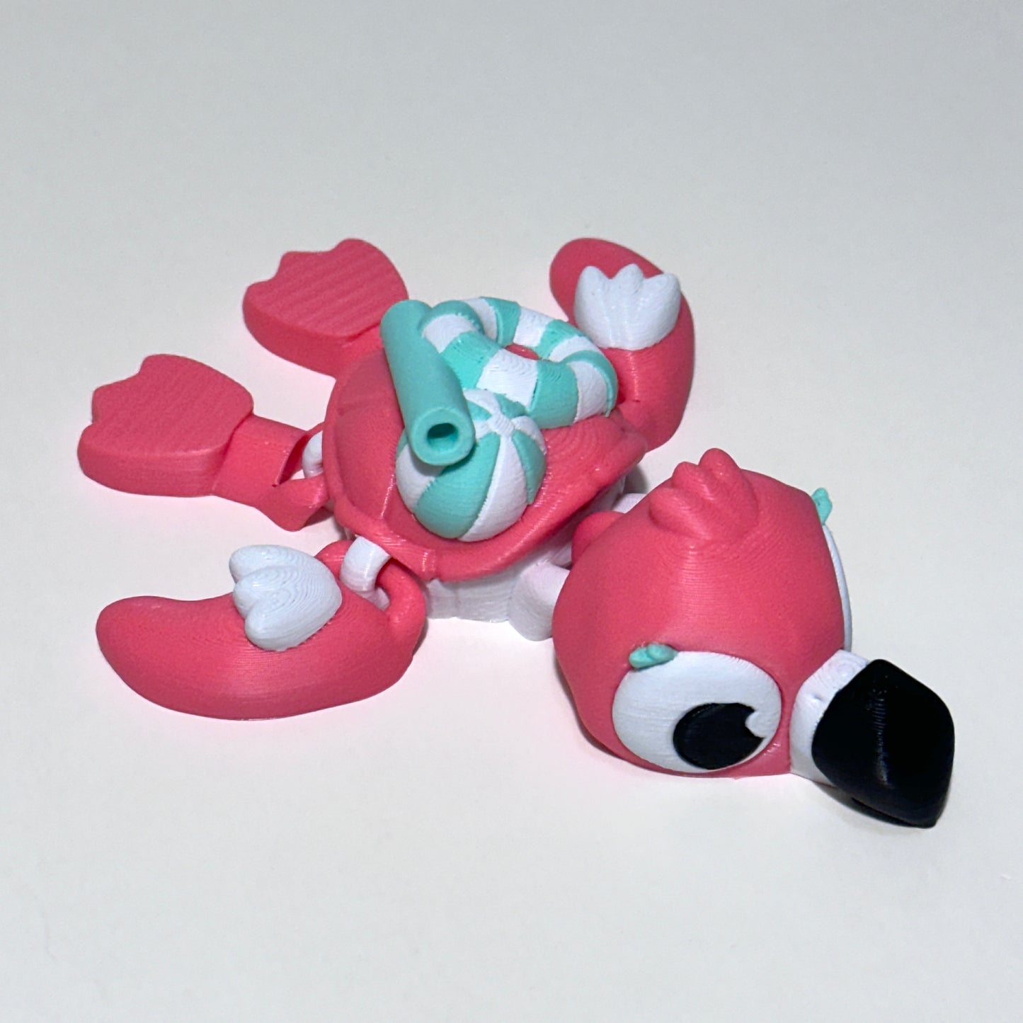 Flamingo Turtle - 3D Printed Articulating Figure