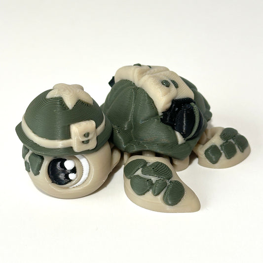 Military Turtles - 3D Printed Articulating Figure
