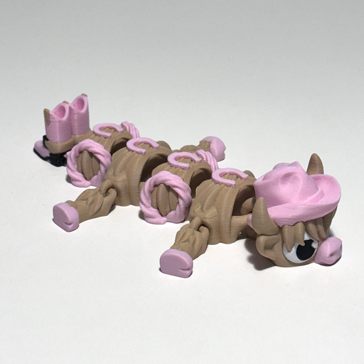 Cowboy Dragon - 3D Printed Articulating Figure