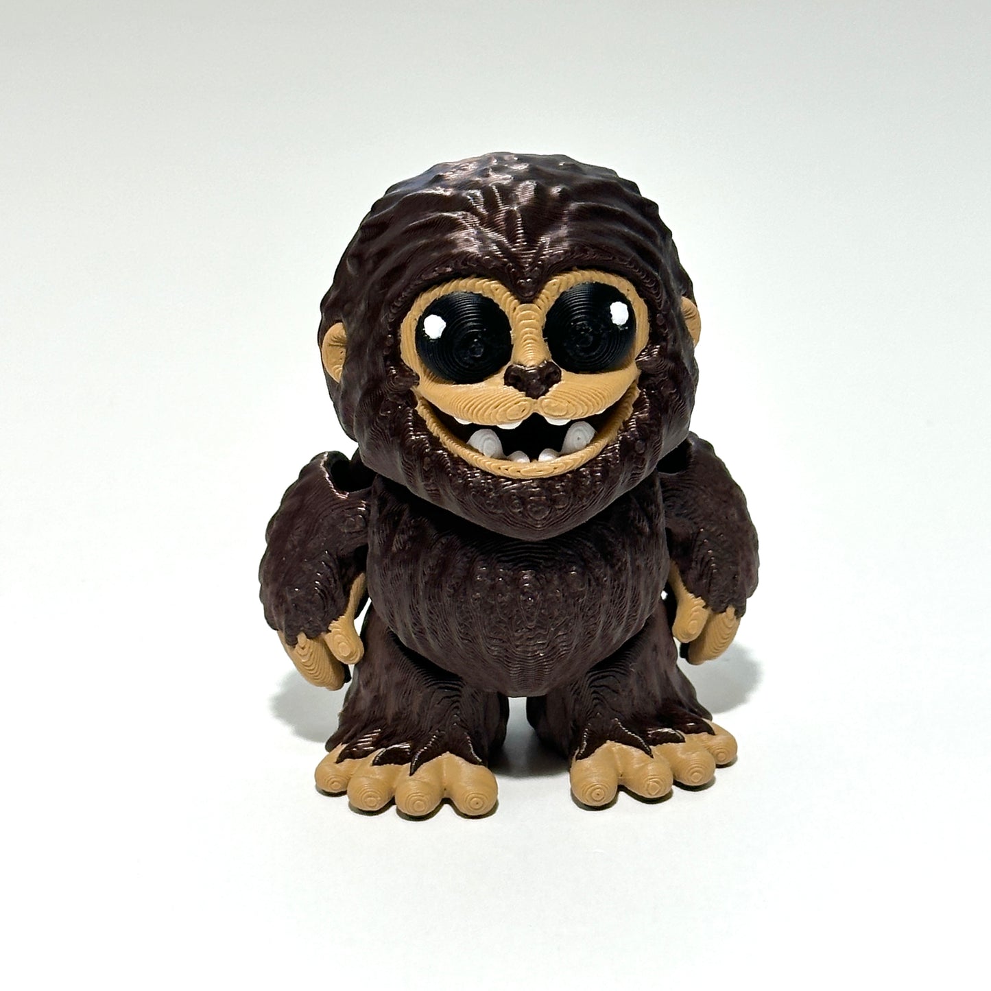 Cinder Bigfoot and Yeti - 3D Printed Articulating Figure