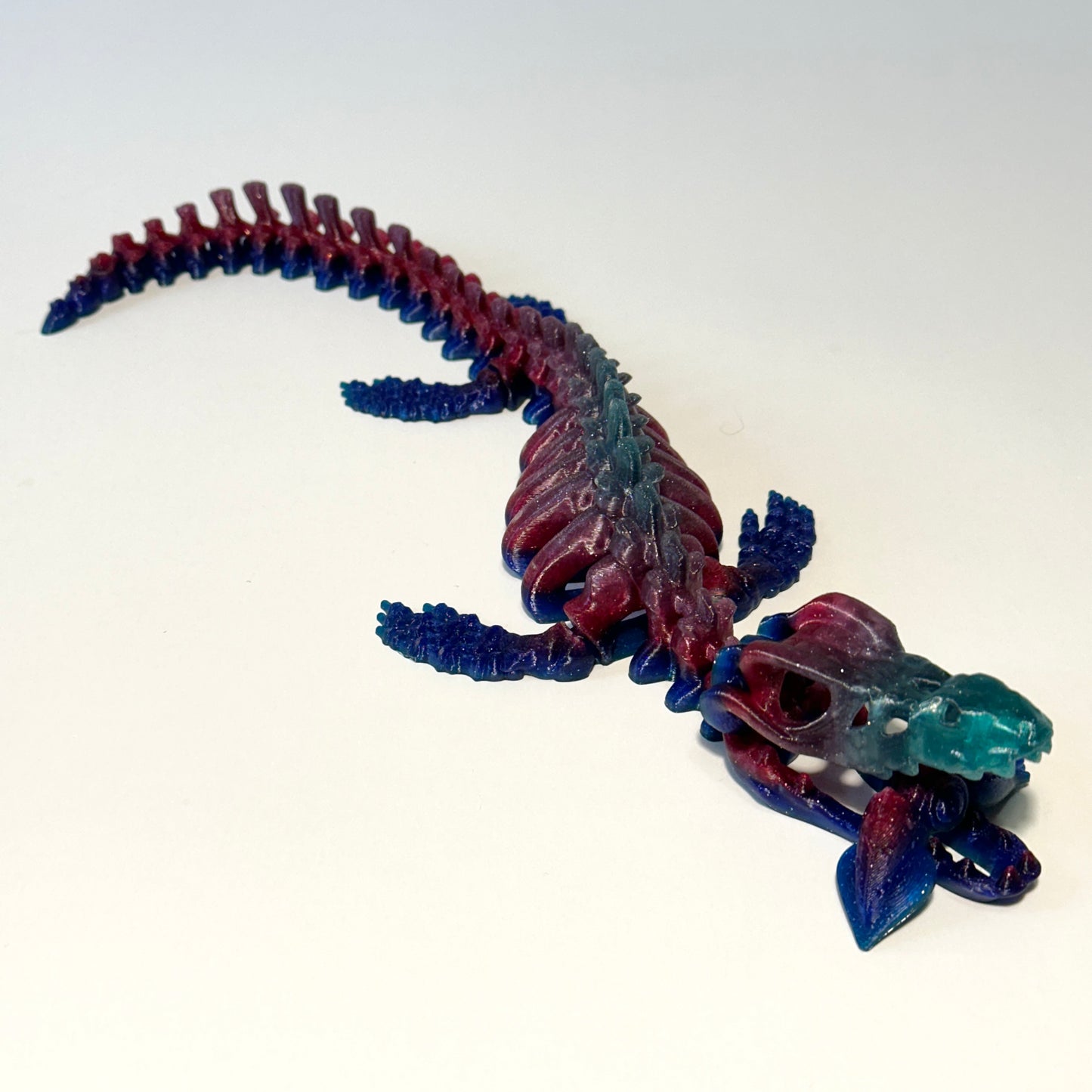 Flexi Skeleton Mosasaurus - 3D Printed Articulating Figure