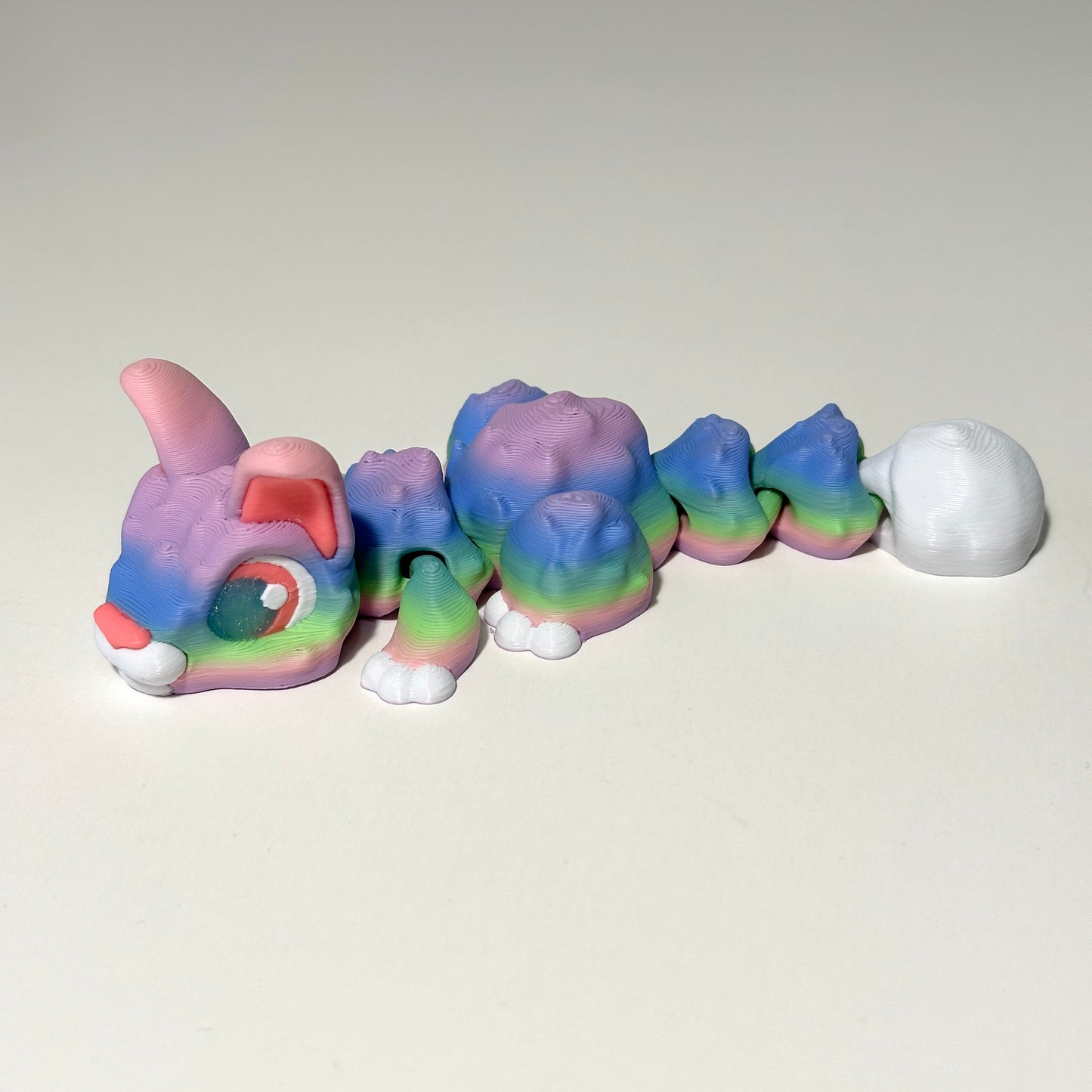 Baby Bunny Dragon - 3D Printed Articulating Figure