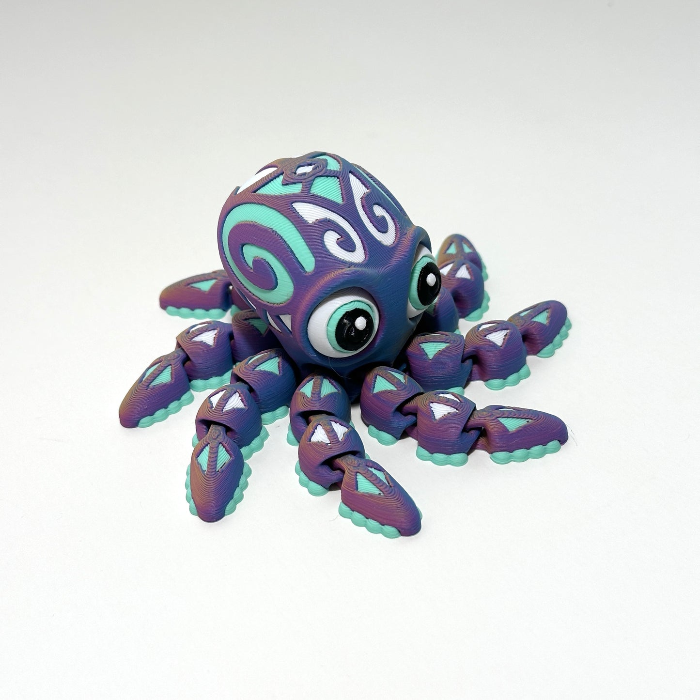 Tattooed Octopus - 3D Printed Articulating Figure