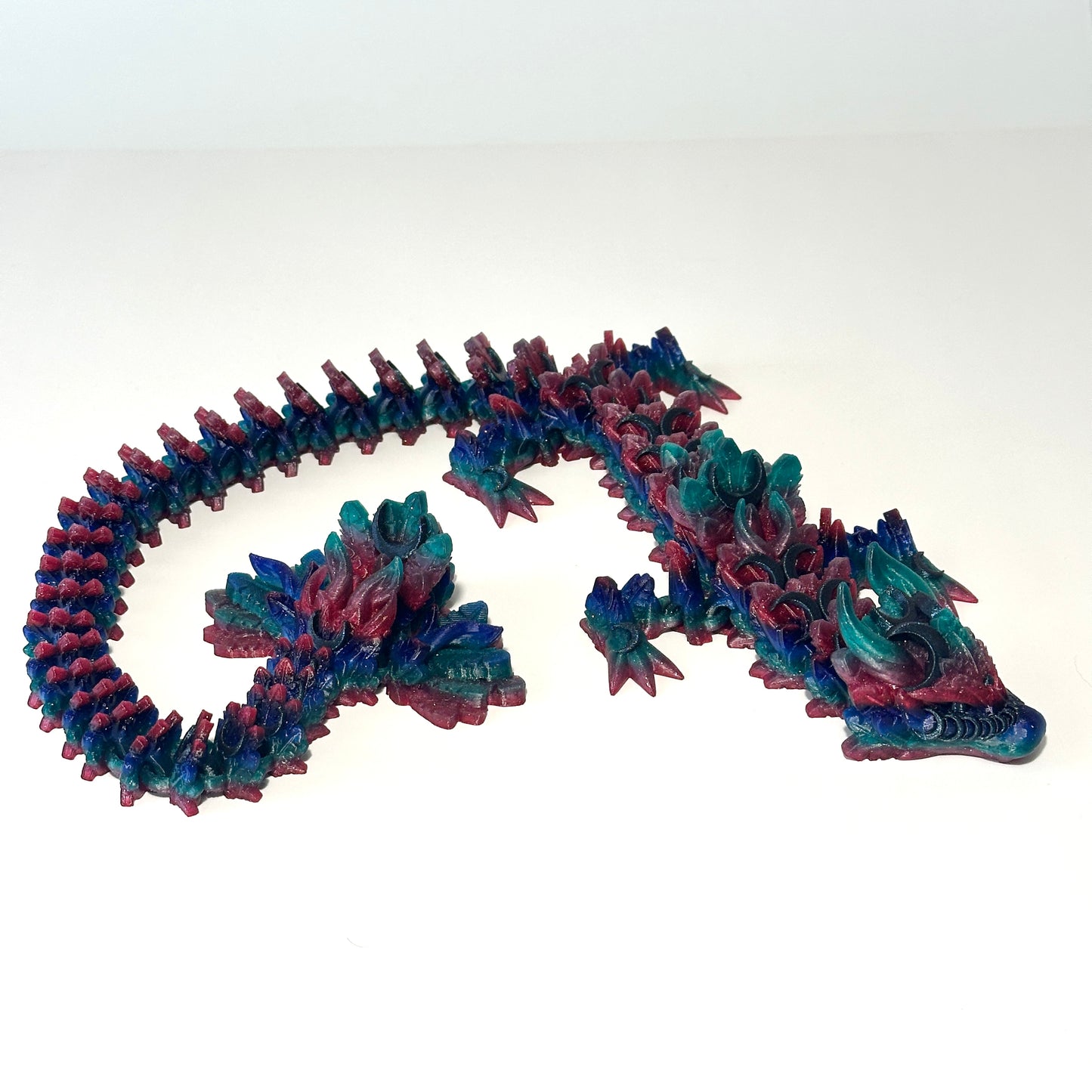 Large Lunar Dragon - 3D Printed Articulating