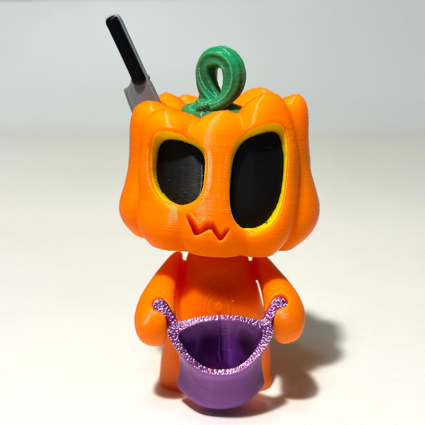 Blob Pumpkin - 3D Printed Articulating Figure