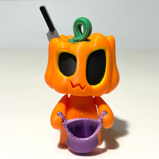 Blob Pumpkin - 3D Printed Articulating Figure