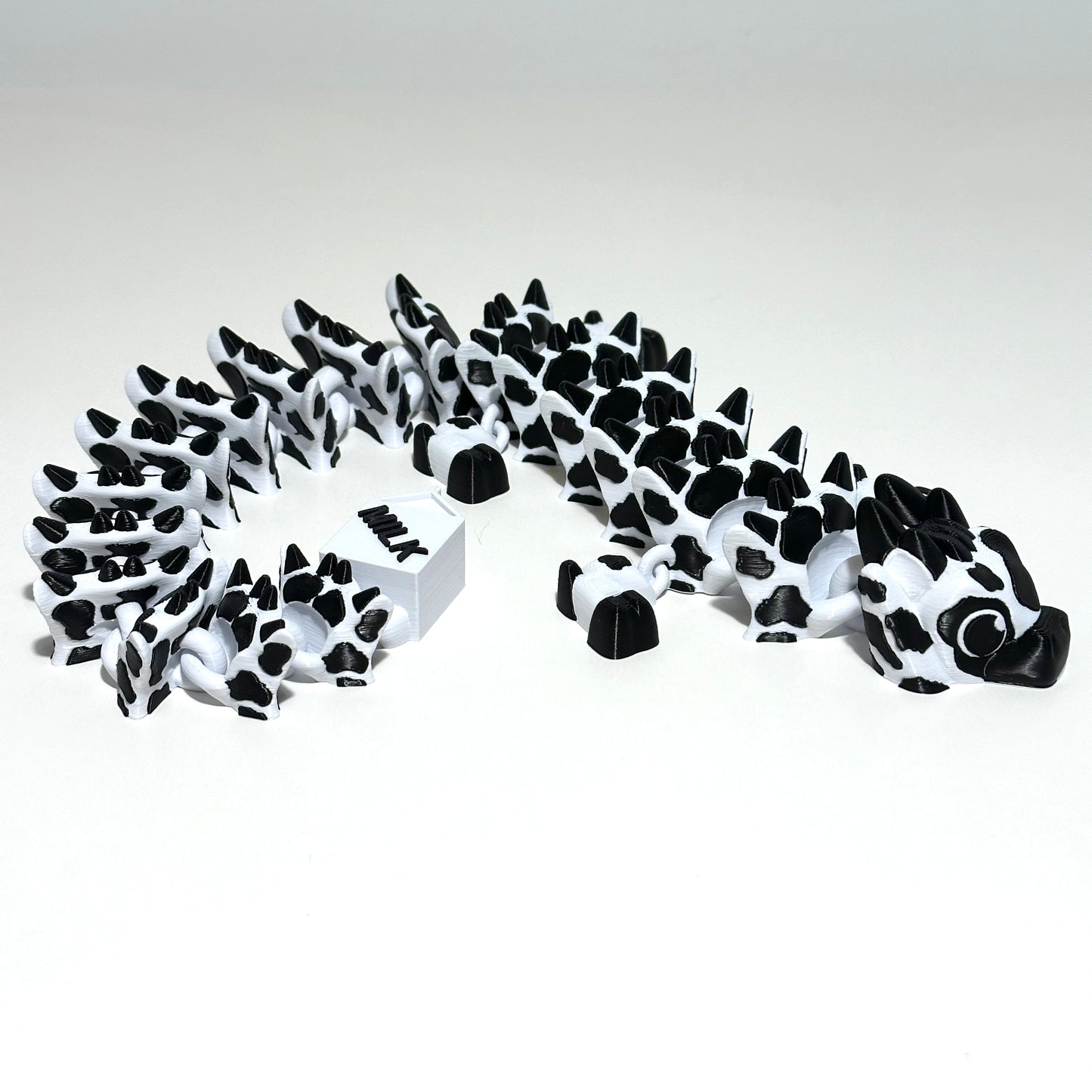 Moo Cow Dragon - 3D Printed Articulating Figure